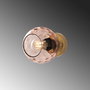 Opviq Lámpara de Pared Rosa y Dorado